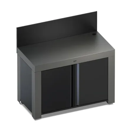 Cucina da esterno - Felix dessert - Mobile lavoro Cm.120,  Grigio scuro - Eno