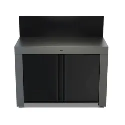 Cucina da esterno - Felix dessert - Mobile lavoro Cm.120,  Grigio scuro - Eno