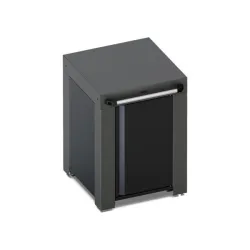 Cicina da esterno - Felix dessert - Mobile lavoro Cm.60, Grigio scuro - Eno 2