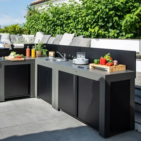 Pannello laterale - Modulo o Felix - Cm.62, Nero - Eno