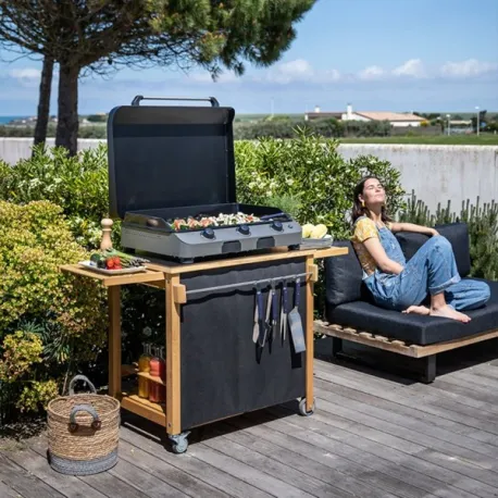 Carrello da esterno - Emile Dessert - HPL e legno - Eno