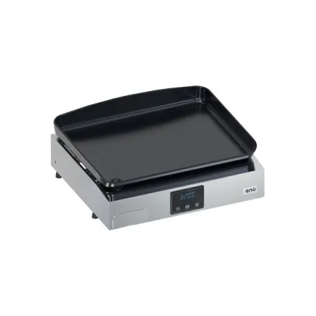 Plancha elettrica - Intial - Plancha a Gas Cm.50, Nero e inox - Eno