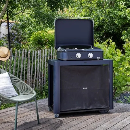 Carrello da esterno - Achille - Blue navy - Eno