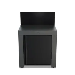 Cucina da esterno - Modulo - Piano di lavoro Cm.80, Grigio scuro - Eno