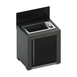 Cucina da esterno - Modulo - Plancha tribu Cm.80, Grigio scuro - Eno 2