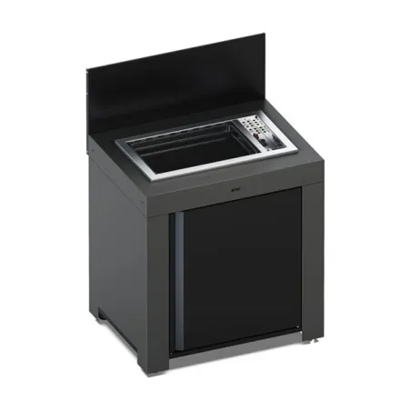 Cucina da esterno - Modulo - Plancha tribu Cm.80, Grigio scuro - Eno