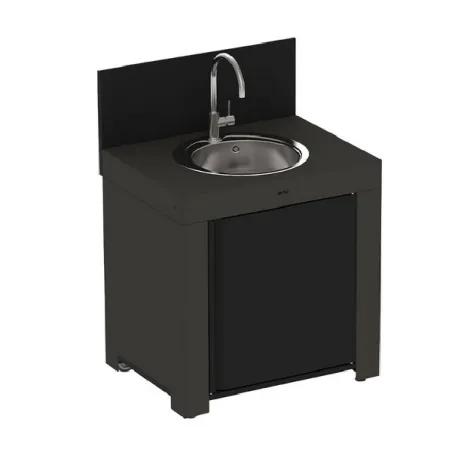 Cucina da esterno - Modulo - Lavello Cm.80, Grigio scuro - Eno