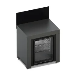 Cucina da esterno - Modulo - Frigo Lt.75 Cm.80, Grigio scuro - Eno 2