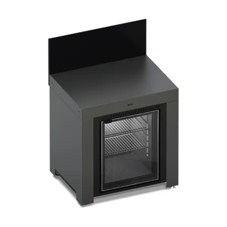 Cucina da esterno - Modulo - Frigo Lt.75 Cm.80, Grigio scuro - Eno