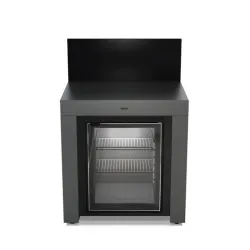 Cucina da esterno - Modulo - Frigo Lt.75 Cm.80, Grigio scuro - Eno