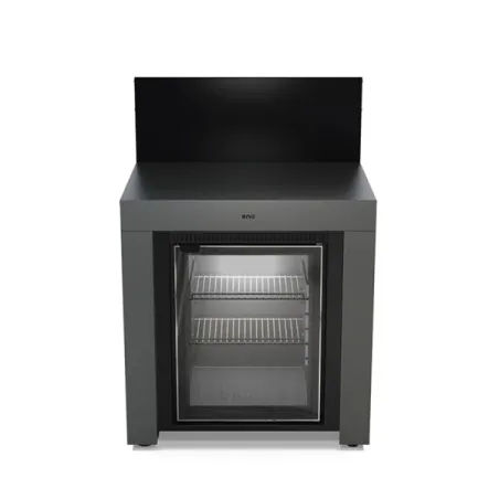 Cucina da esterno - Modulo - Frigo Lt.75 Cm.80, Grigio scuro - Eno