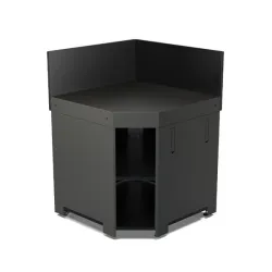 Cucina da esterno - Modulo - Angolare Cm.80, Grigio scuro - Eno