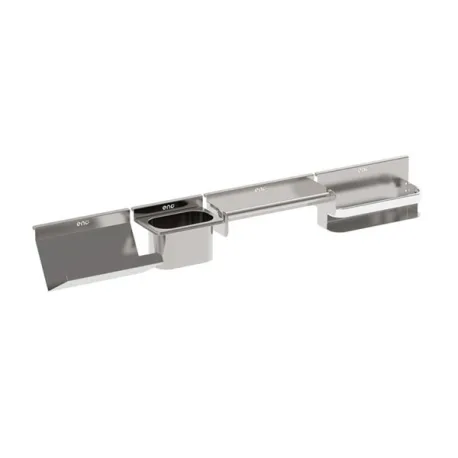 Kit 4 Accessori credenza - Modulo/Felix - Acciaio inox - Eno