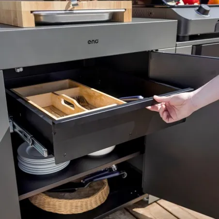 Cassetto - Modulo - Nero - Eno