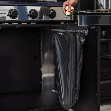Supporto sacchetto dei rifiuti - Modulo - Nero