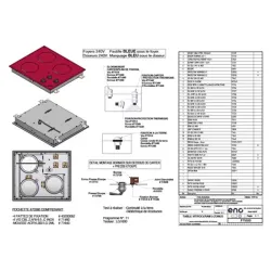 Piano cottura induzione da incasso - Infinite3 - Tre zone - electric cooktop - Eno 2