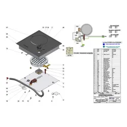Piano cottura induzione da incasso - Infinite1 - Una zona - electric cooktop - Eno 2