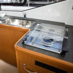 Coperchio di vetro per piano di cottura a gas da incasso - Eno 2