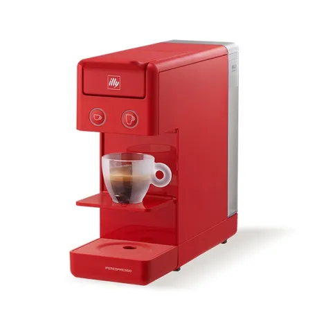 Macchina da caffè a capsule Y3.3 iperespresso illy, Rossa - illy