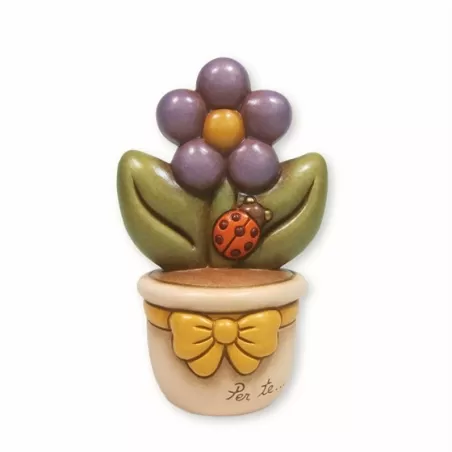 Vasetto con primula e coccinella - Thun