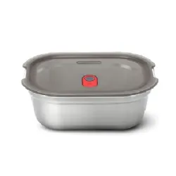Lunch Box rettangolare in acciaio per microonde multifunzione Lt.1,2 - Black+Blum