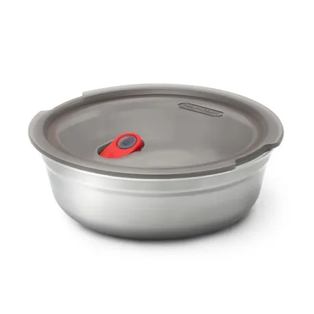 Lunch Box tondo in acciaio per microonde multifunzione Ml.950 - Black+Blum