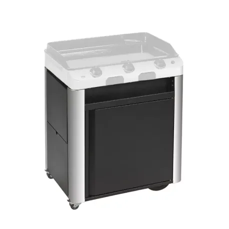 Carrello da esterno - Fusion - Carrello da esterno Cm.75, Njero e inox - Eno