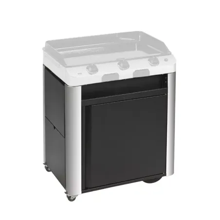 Carrello da esterno - Fusion - Carrello da esterno Cm.75, Njero e inox - Eno