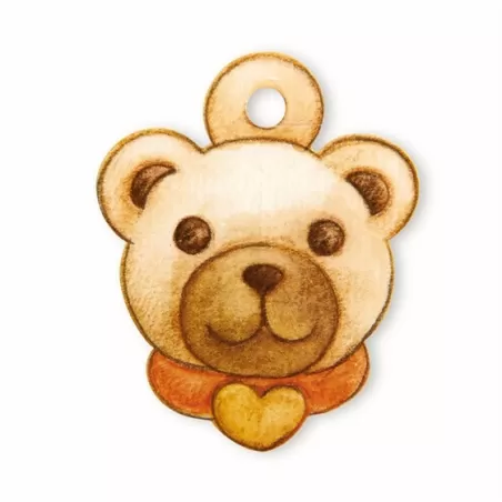 Chiudipacco 3 pz testa teddy - Thun