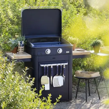 Carrello da esterno - Enosing - Carrello da esterno Cm.65, Blu navi - Eno