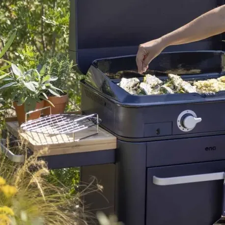 Carrello da esterno - Enosing - Carrello da esterno Cm.65, Blu navi - Eno