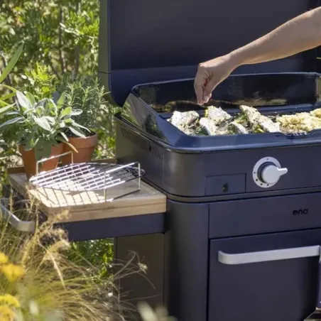 Carrello da esterno - Enosing - Carrello da esterno Cm.65, Blu navi - Eno