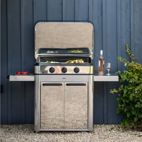 Carrello da esterno - Enosing - Carrello da esterno Cm.80, Inox - Eno