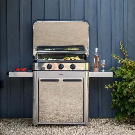 Carrello da esterno - Enosing - Carrello da esterno Cm.80, Inox - Eno