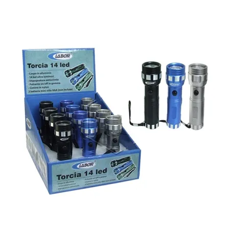 Torcia labor led daylight con 3 pile mini stilo (AAA) non incluse