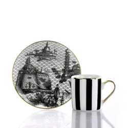 Souvenirs de Voyage, Tazza caffe con piatto - Oriental Dream - Weissestal