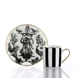 Souvenirs de Voyage, Tazza caffe con piatto - Garden of Grace - Weissestal