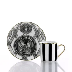Souvenirs de Voyage, Tazza caffe con piatto - Hellenic - Weissestal