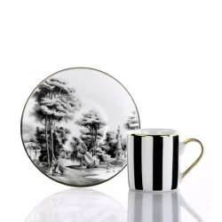 Souvenirs de Voyage, Tazza caffe con piatto - Imperial Garden - Weissestal