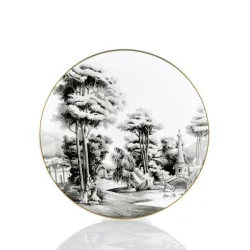 Souvenirs de Voyage, Piatto da muro Cm.21 - Imperial Garden - Weissestal