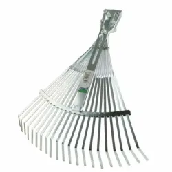 Scopa regolabile foglie metallo 22 denti