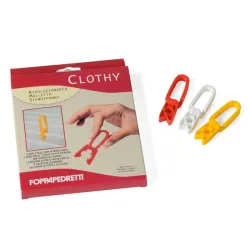 Mollette stendipanni Clothy pezzi 12 - Foppapedretti