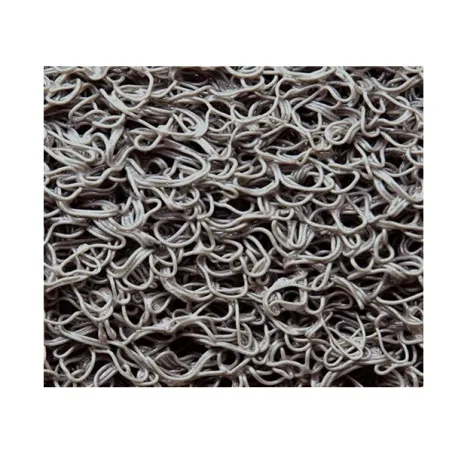 Zerbino/Tappeto Entry in pvc a ricciolo drenante grigio spessore Mm.15 Cm.120 Mt.1