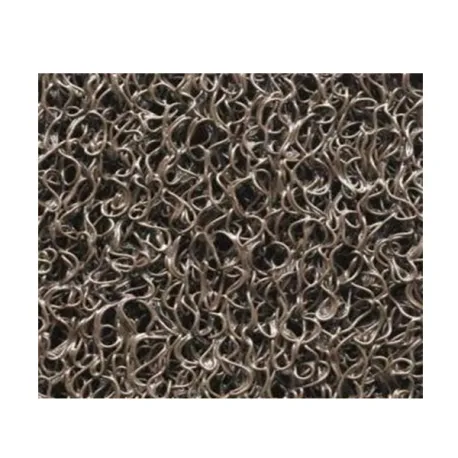 Zerbino/Tappeto Entry in pvc a ricciolo drenante marrone spessore Mm.15 Cm.120 Mt.1 - Reds