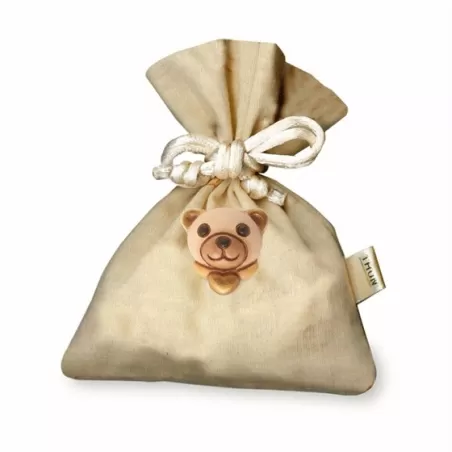 Spilla teddy + sacche. Stoffa portaconfetti - Thun