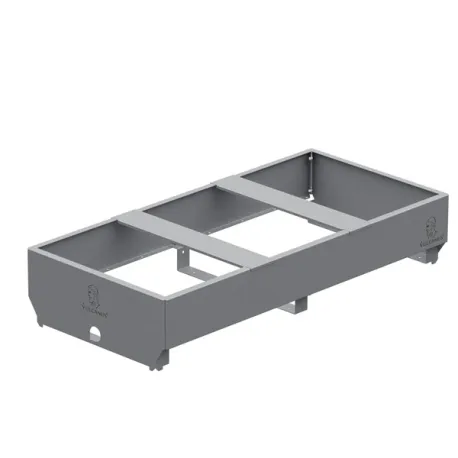 Supporto per vaschette gastro con predisposizione per scaldavivande a fiamma o elettrici - Gastro Pro Extension - Vulcanus