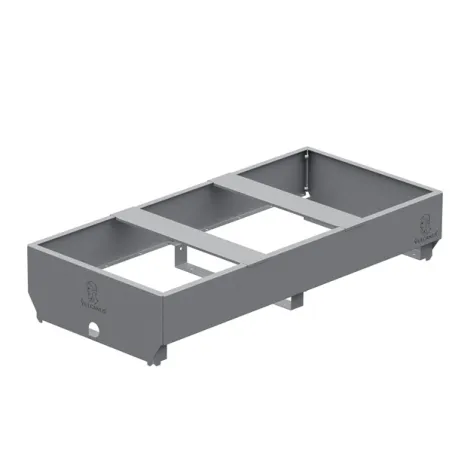 Supporto per vaschette gastro con predisposizione per scaldavivande a fiamma o elettrici - Gastro Pro Extension - Vulcanus