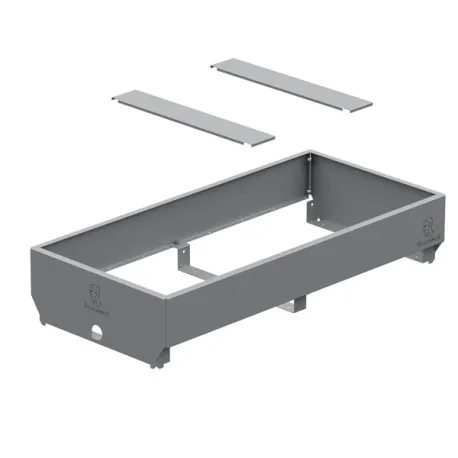 Supporto per vaschette gastro con predisposizione per scaldavivande a fiamma o elettrici - Gastro Pro Extension - Vulcanus