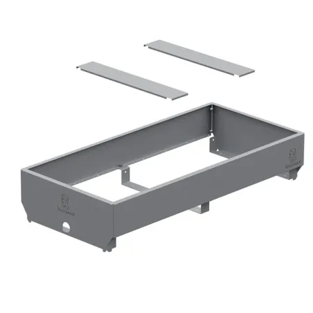 Supporto per vaschette gastro con predisposizione per scaldavivande a fiamma o elettrici - Gastro Pro Extension - Vulcanus