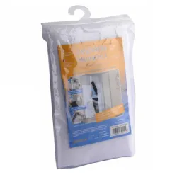 Zanzariera per porte e finestre chiusura centrale magnetica fissaggio con nastro adesivo velcrato Cm.120x230 bianca